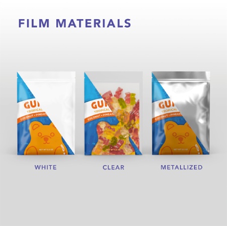 custom printed flow wrap film